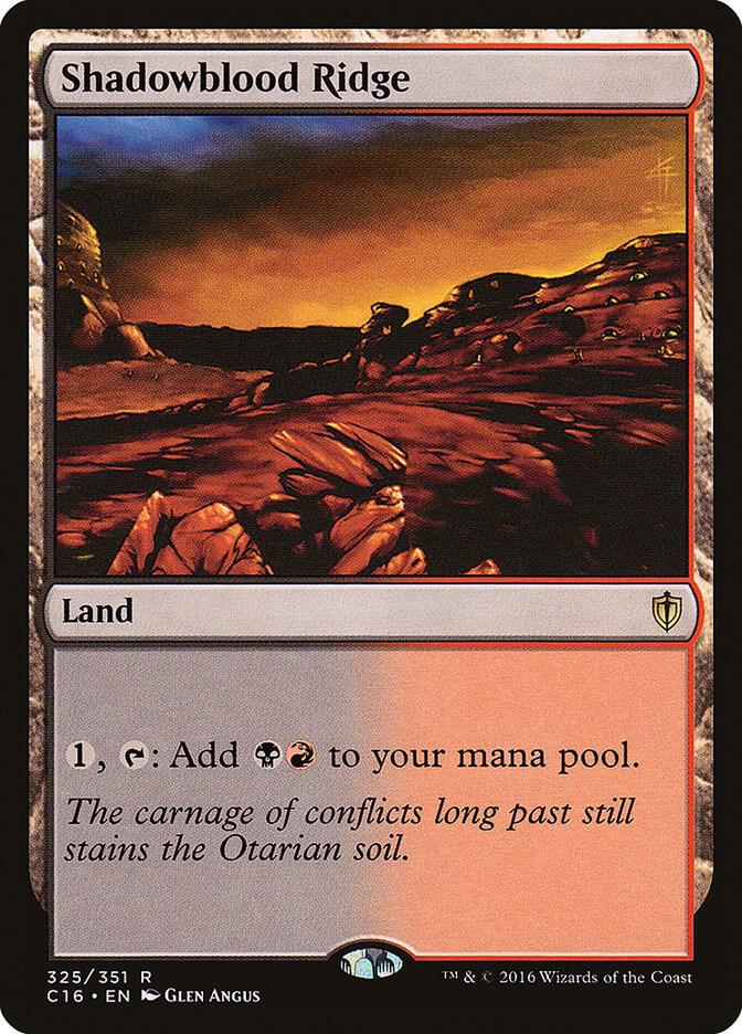 Shadowblood Ridge 325 (Commander 2016)  | Good Games Adelaide SA