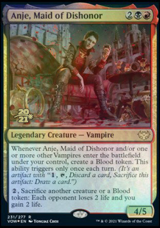 Anje, Maid of Dishonor [Innistrad: Crimson Vow Prerelease Promos] | Good Games Adelaide SA