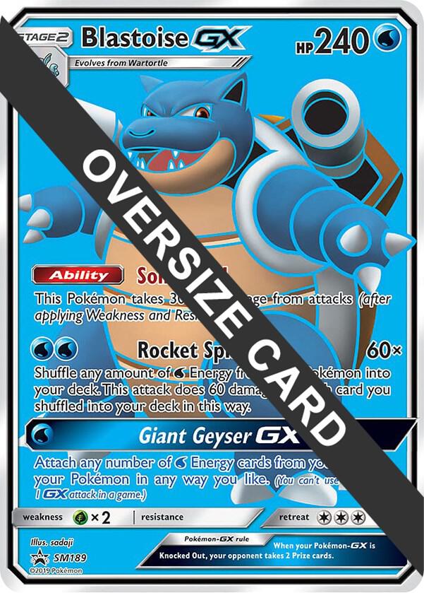 Blastoise GX SM189 Black Star Promos SM189 (Jumbo Cards)  - Holofoil | Good Games Adelaide SA