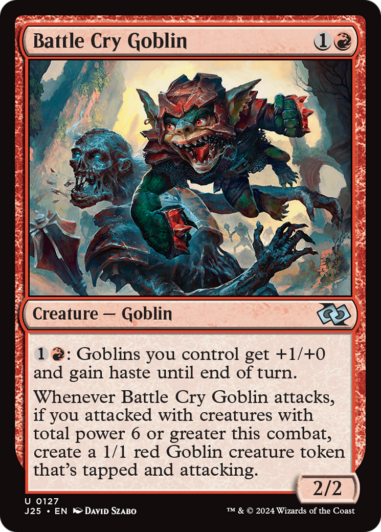 Battle Cry Goblin [Foundations Jumpstart] | Good Games Adelaide SA