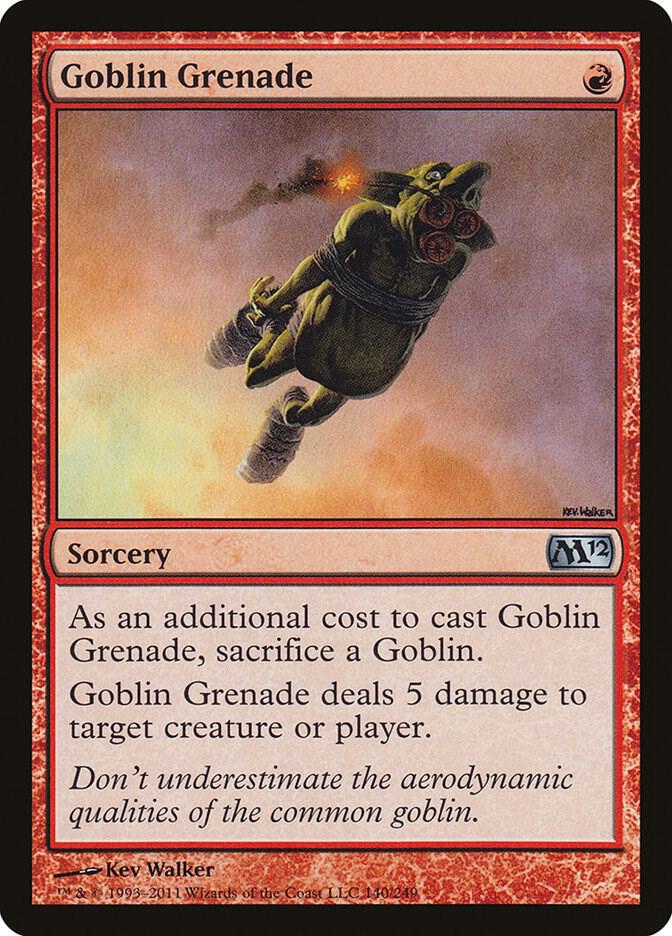 Goblin Grenade 140 (Magic 2012 (M12))  - Foil | Good Games Adelaide SA