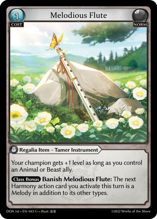 Melodious Flute (043) [Dawn of Ashes: 1st Edition] | Good Games Adelaide SA