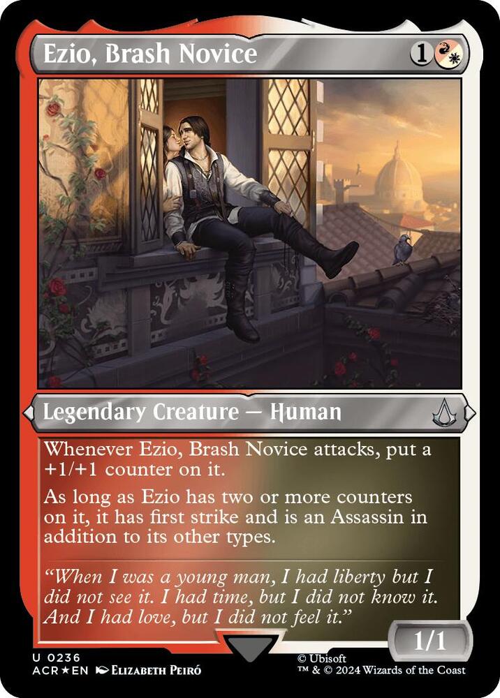 Ezio, Brash Novice 236 (Universes Beyond: Assassin's Creed)  - Foil | Good Games Adelaide SA