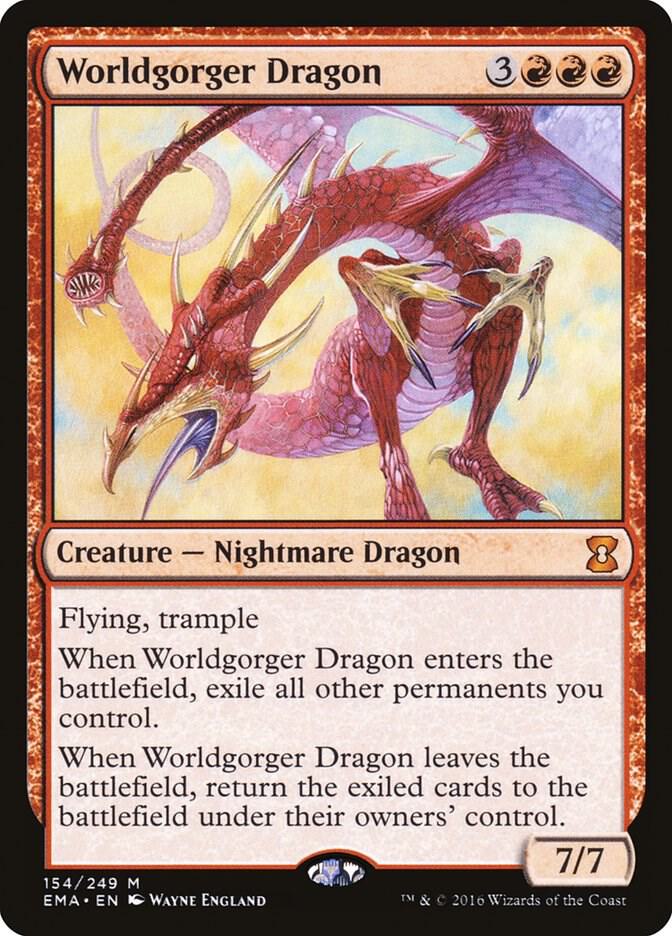 Worldgorger Dragon 154 (Eternal Masters)  | Good Games Adelaide SA