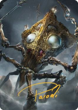 Tridrone Art Card Gold Stamped Signature 26 (Art Series: Commander Legends: Battle for Baldur's Gate)  | Good Games Adelaide SA