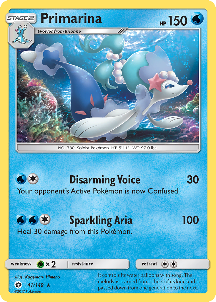 Primarina (41/149) [Sun & Moon: Base Set] | Good Games Adelaide SA
