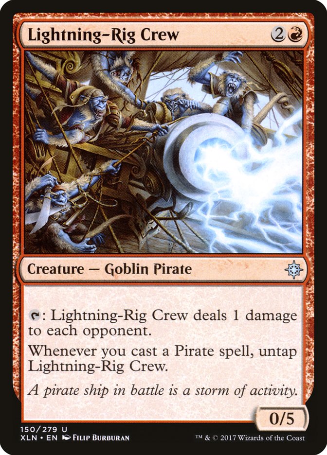 Lightning-Rig Crew [Ixalan] | Good Games Adelaide SA