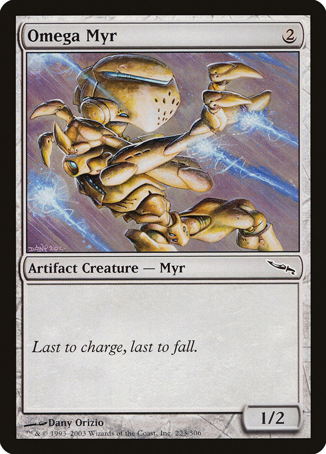 Omega Myr 223 (Mirrodin)  - Foil | Good Games Adelaide SA