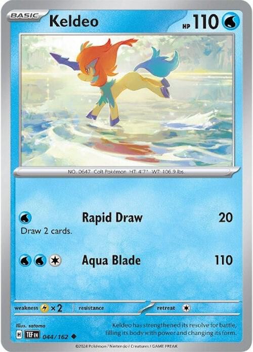 Keldeo 044/162 (SV05: Temporal Forces)  - Reverse Holofoil | Good Games Adelaide SA