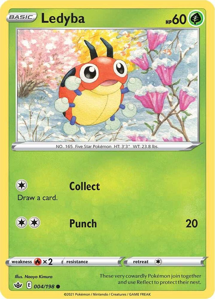 Ledyba 004/198 (SWSH06: Chilling Reign)  | Good Games Adelaide SA