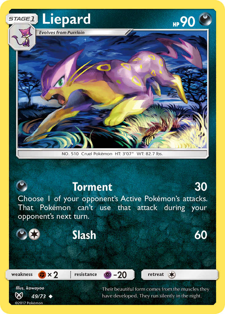 Liepard (49/73) [Sun & Moon: Shining Legends] | Good Games Adelaide SA