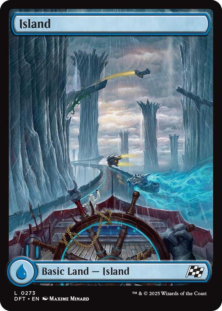 Island 273 (Aetherdrift)  - Foil | Good Games Adelaide SA