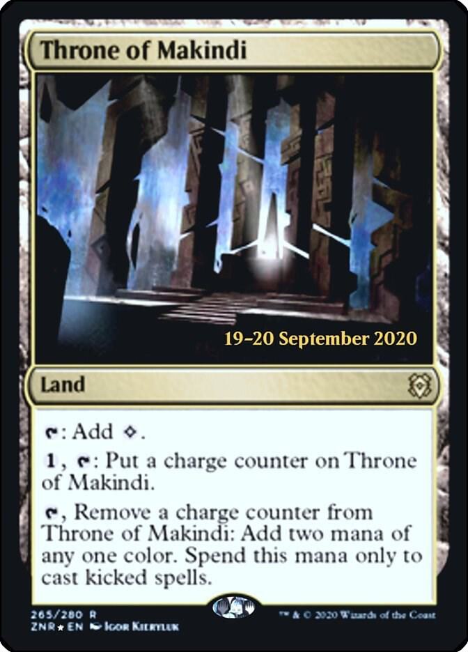 Throne of Makindi 265 (Prerelease Cards)  - Foil | Good Games Adelaide SA