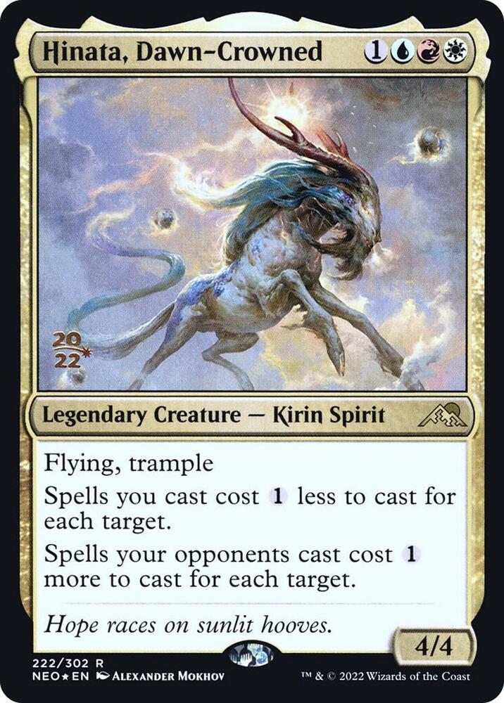 Hinata Dawn Crowned 222 (Prerelease Cards)  - Foil | Good Games Adelaide SA