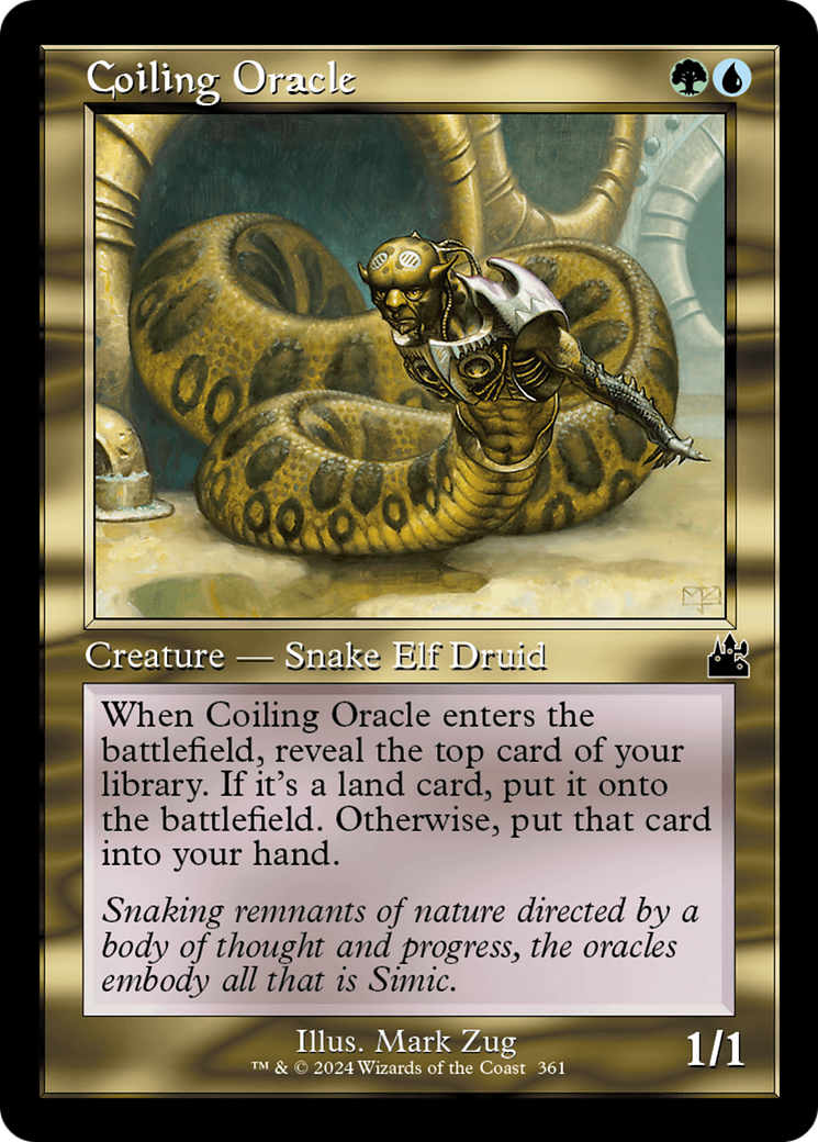 Coiling Oracle (Retro Frame) [Ravnica Remastered] | Good Games Adelaide SA