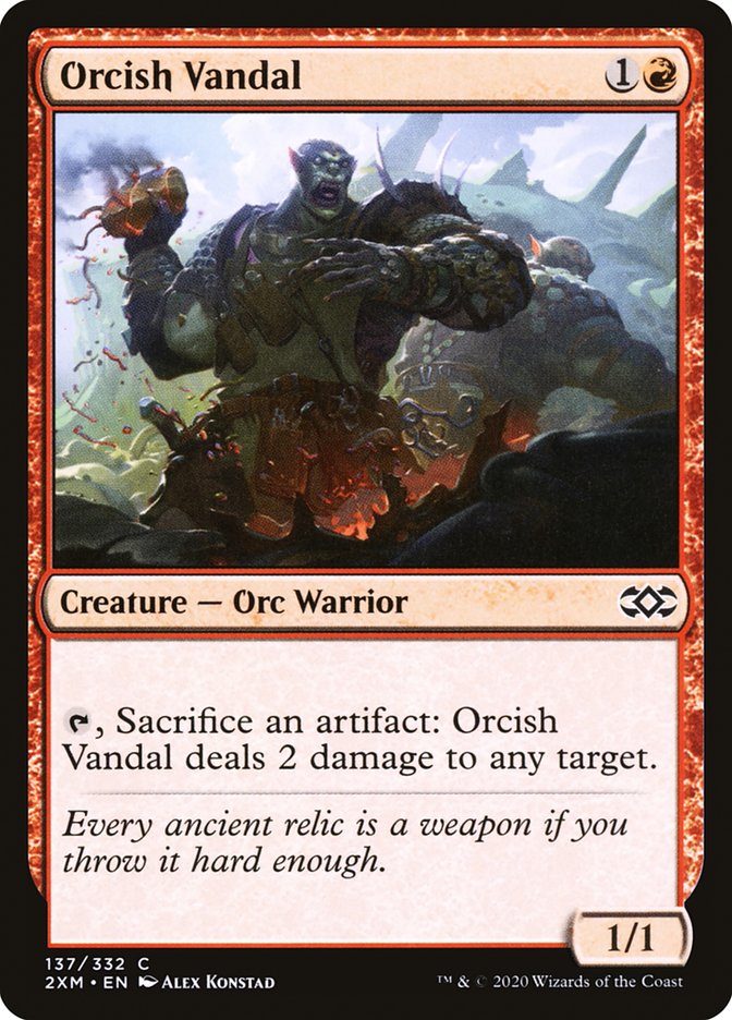Orcish Vandal 137 (Double Masters)  - Foil | Good Games Adelaide SA