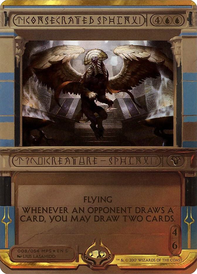 Consecrated Sphinx 8 (Masterpiece Series: Amonkhet Invocations)  - Foil | Good Games Adelaide SA
