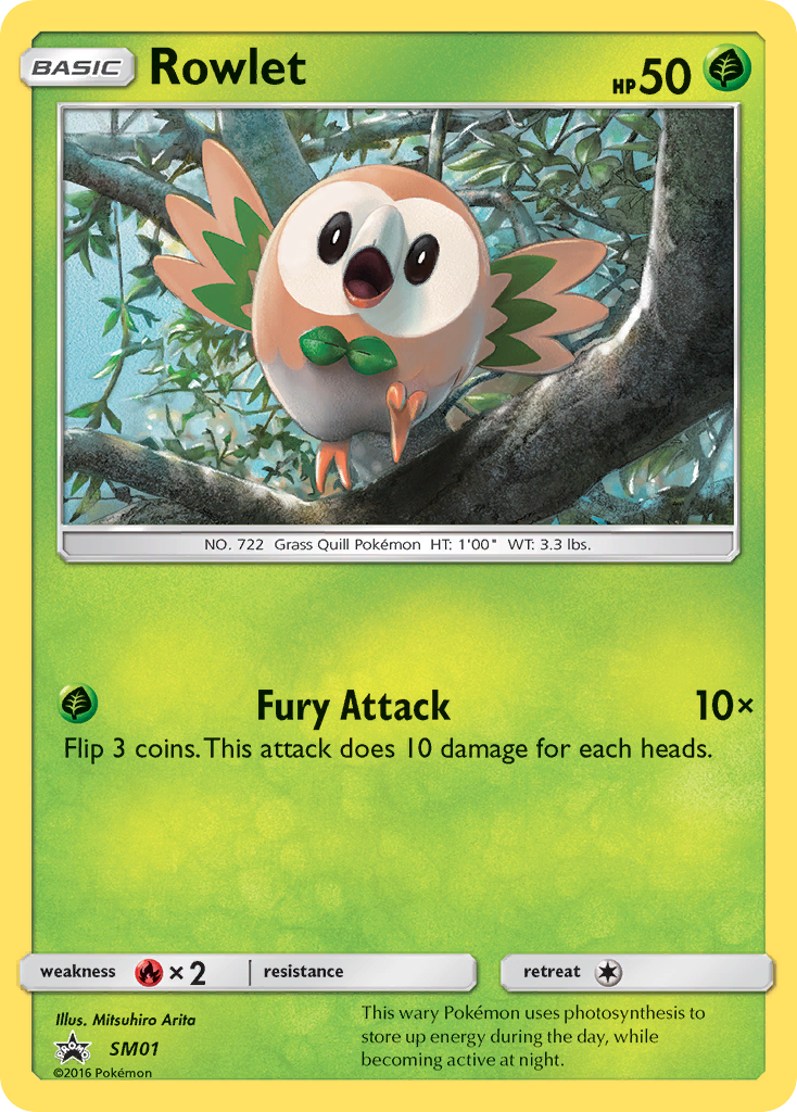Rowlet (SM01) [Sun & Moon: Black Star Promos] | Good Games Adelaide SA