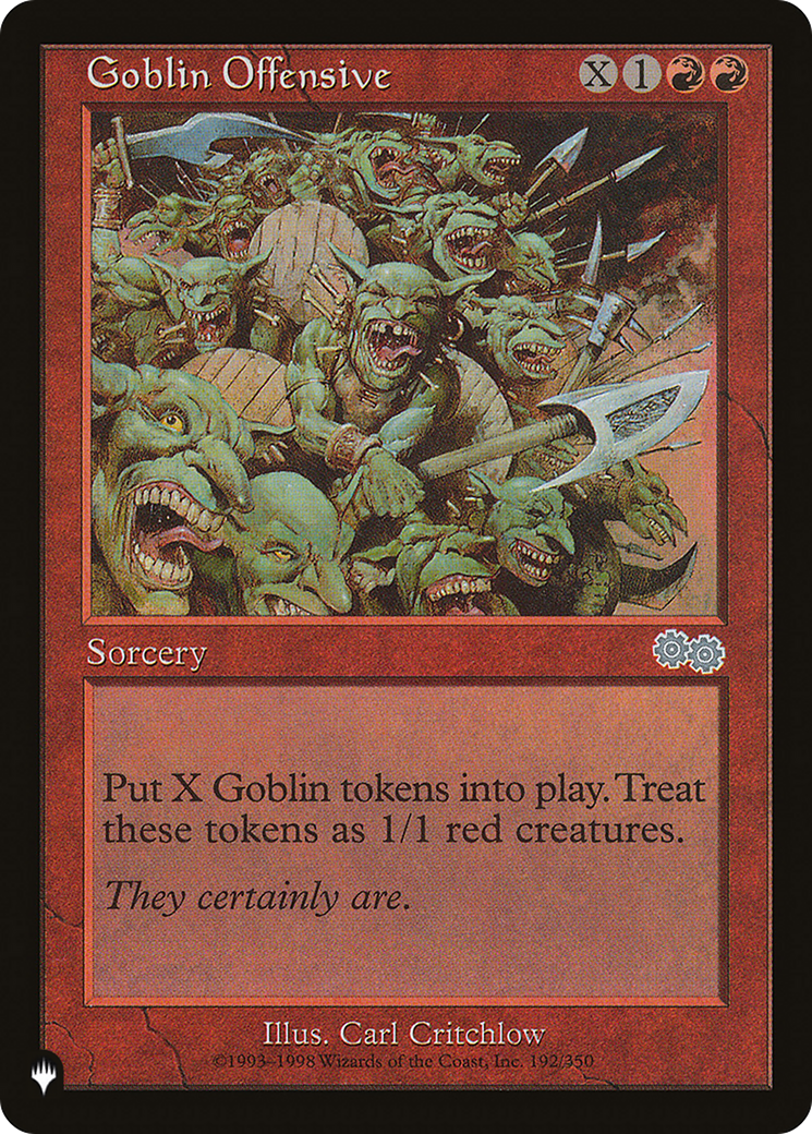 Goblin Offensive [The List Reprints] | Good Games Adelaide SA