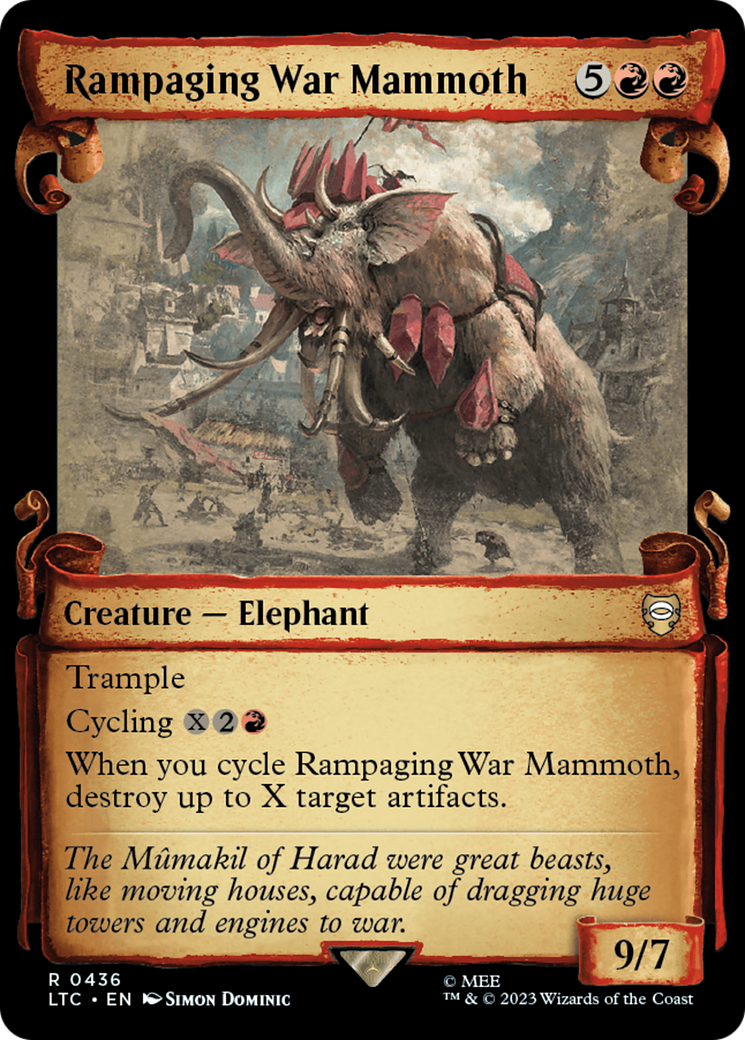 Rampaging War Mammoth [The Lord of the Rings: Tales of Middle-Earth Commander Showcase Scrolls] | Good Games Adelaide SA