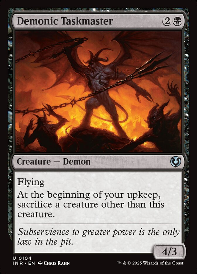 Demonic Taskmaster 104 (Innistrad Remastered)  - Foil | Good Games Adelaide SA