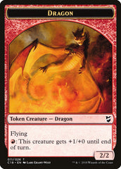 Dragon Egg // Dragon Double-sided Token [Commander 2018 Tokens] | Good Games Adelaide SA