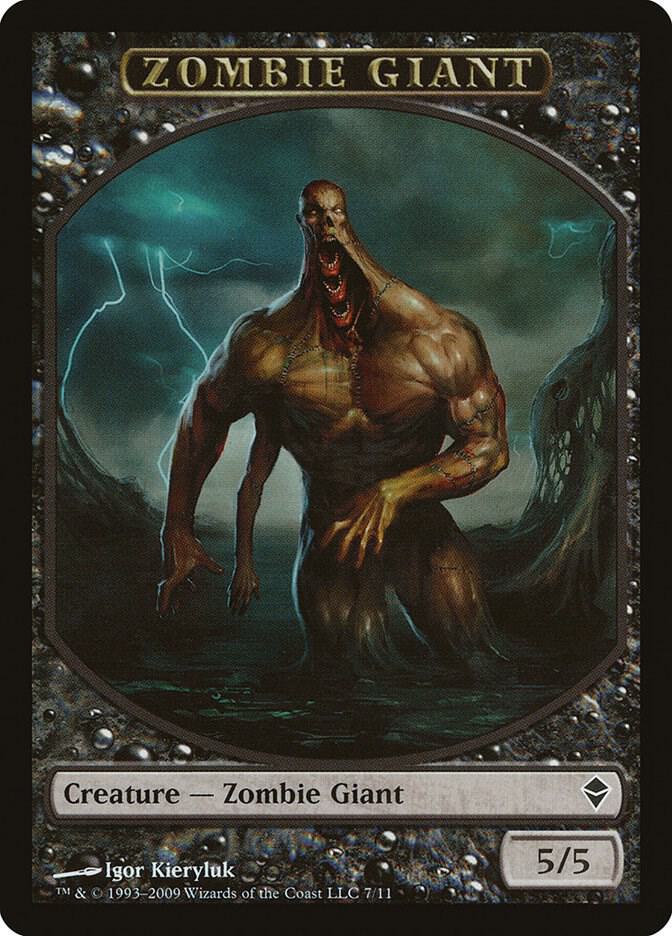 Zombie Giant Token 7 (Zendikar)  | Good Games Adelaide SA