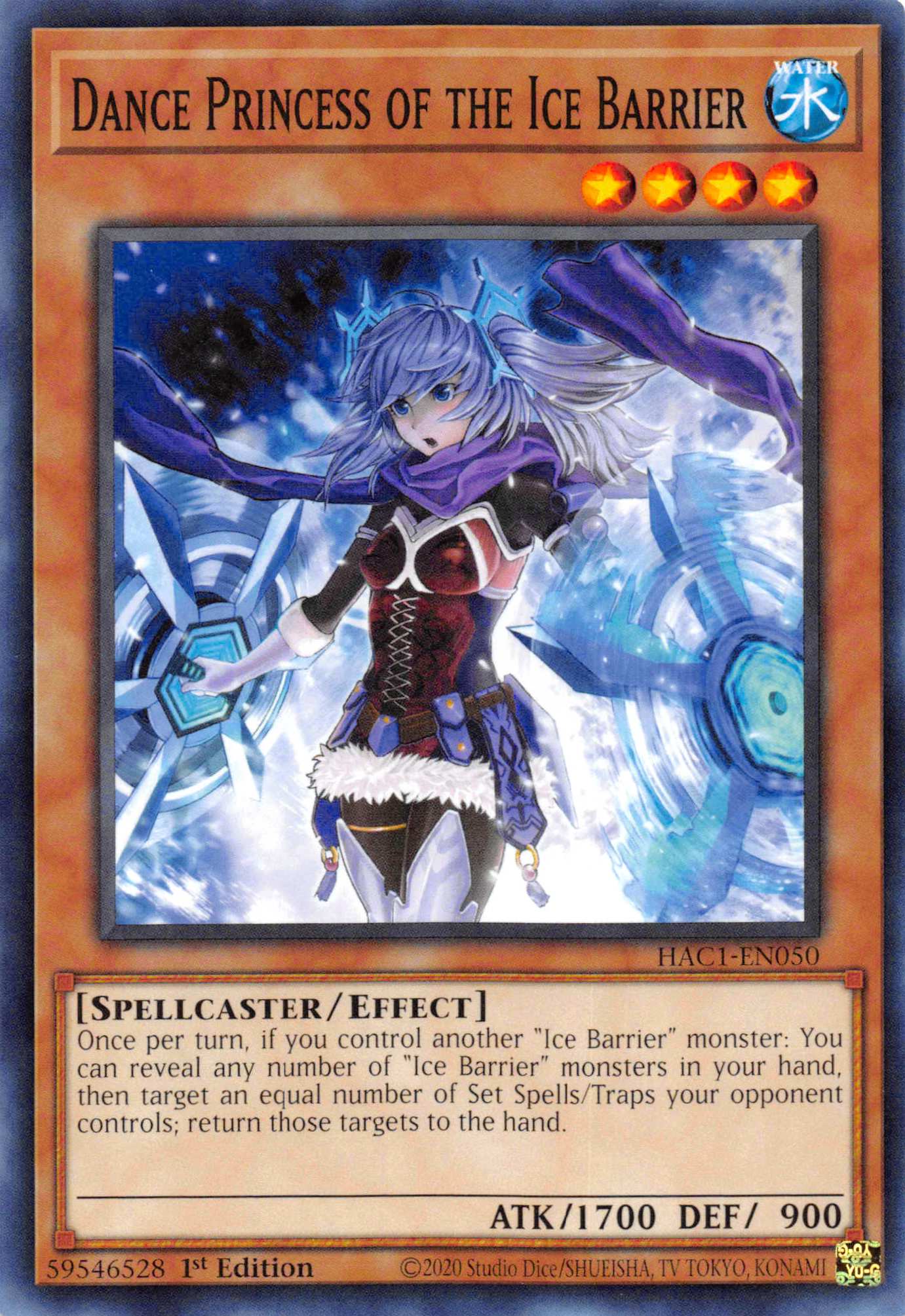 Dance Princess of the Ice Barrier [HAC1-EN050] Common | Good Games Adelaide SA