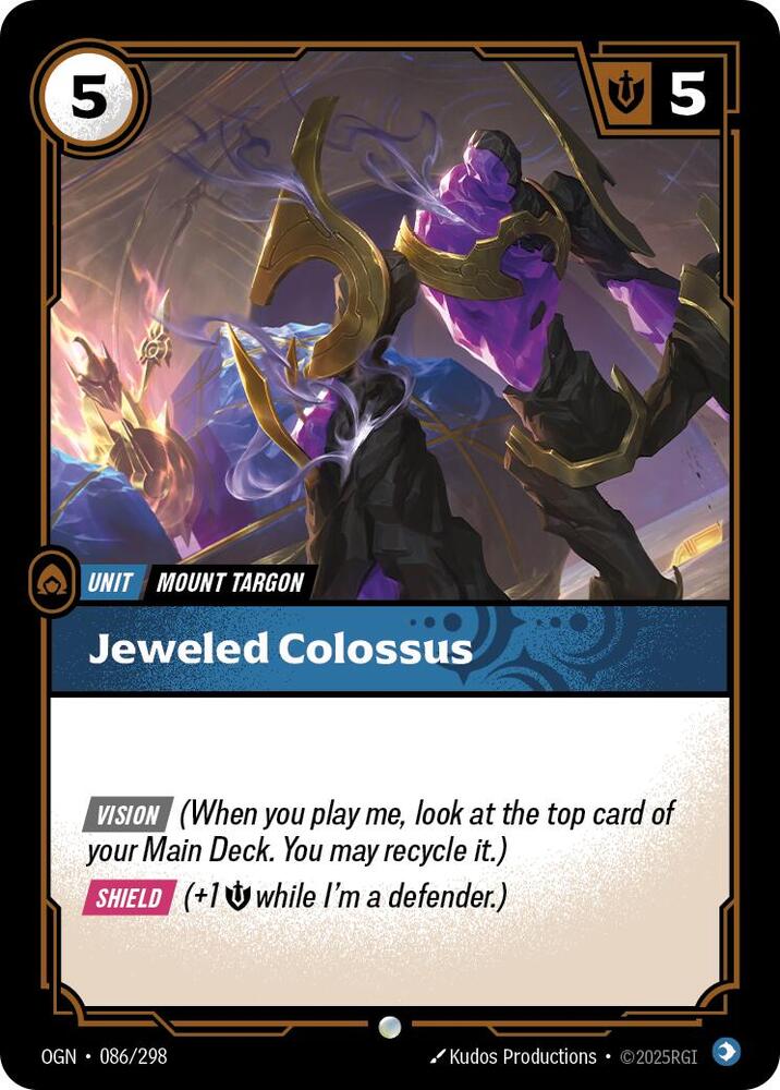 Jeweled Colossus 086/298 (Origins)  | Good Games Adelaide SA