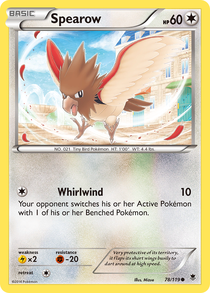 Spearow (78/119) [XY: Phantom Forces] | Good Games Adelaide SA