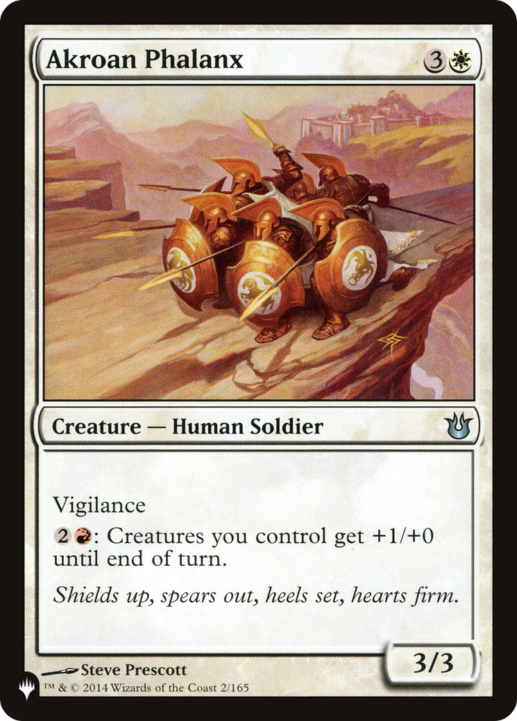 Akroan Phalanx [The List Reprints] | Good Games Adelaide SA
