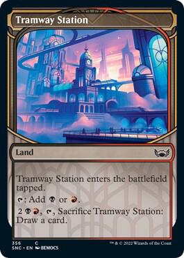Tramway Station Showcase 356 (Streets of New Capenna)  - Foil | Good Games Adelaide SA
