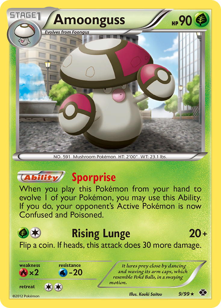 Amoonguss (9/99) [Black & White: Next Destinies] | Good Games Adelaide SA