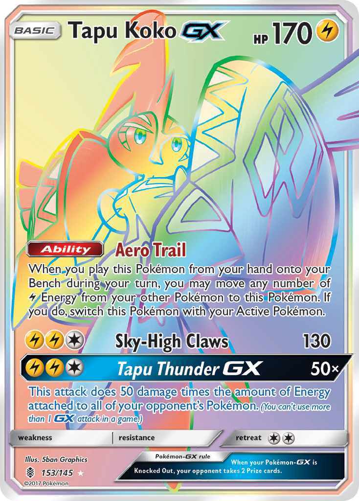 Tapu Koko GX (153/145) [Sun & Moon: Guardians Rising] | Good Games Adelaide SA