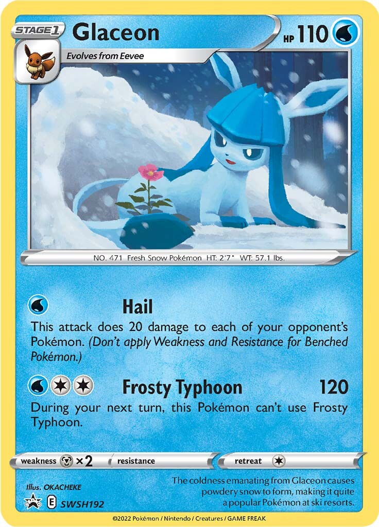 Glaceon (SWSH192) [Sword & Shield: Black Star Promos] | Good Games Adelaide SA