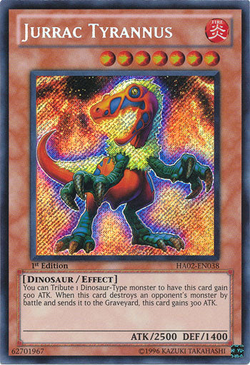 Jurrac Tyrannus [HA02-EN038] Secret Rare | Good Games Adelaide SA