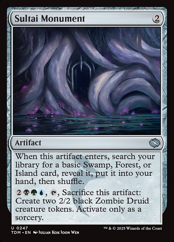 Sultai Monument 247 (Tarkir: Dragonstorm)  - Foil | Good Games Adelaide SA