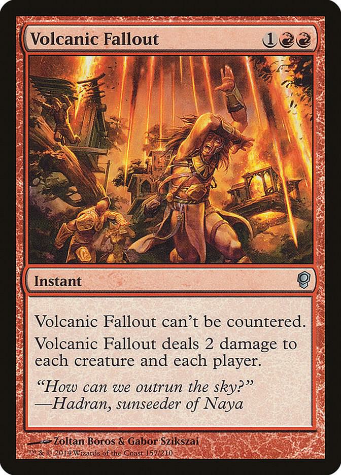 Volcanic Fallout 157 (Conspiracy)  - Foil | Good Games Adelaide SA