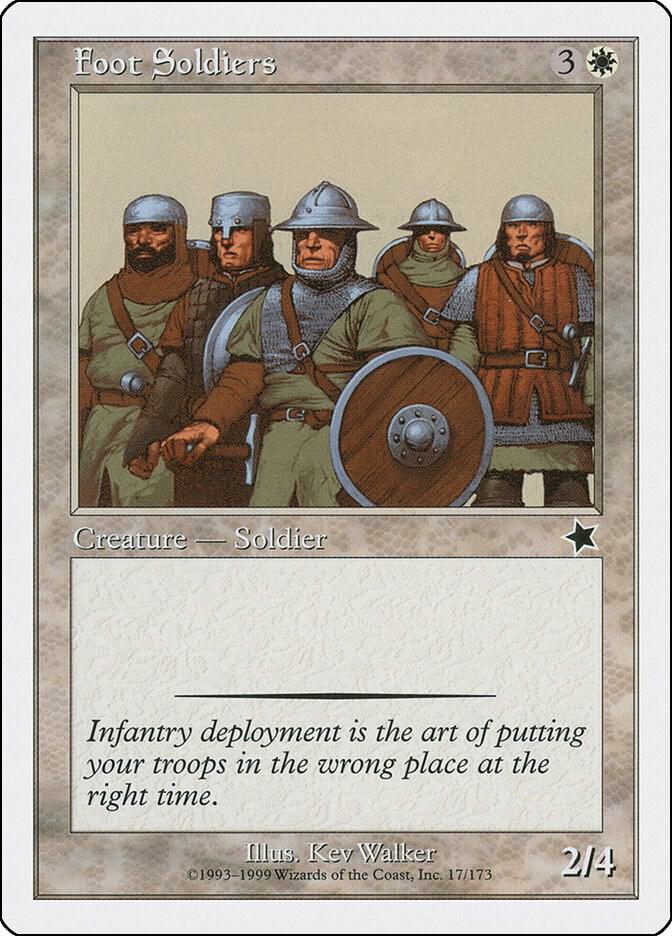 Foot Soldiers 17 (Starter 1999)  | Good Games Adelaide SA