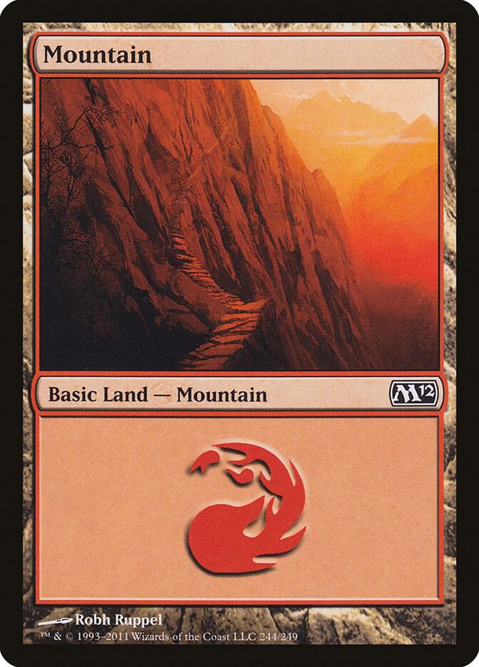 Mountain 244 (Magic 2012 (M12))  - Foil | Good Games Adelaide SA
