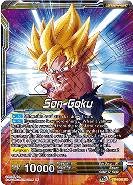 Son Goku // SS4 Son Goku, Returned from Hell (BT14-091) [Cross Spirits] | Good Games Adelaide SA
