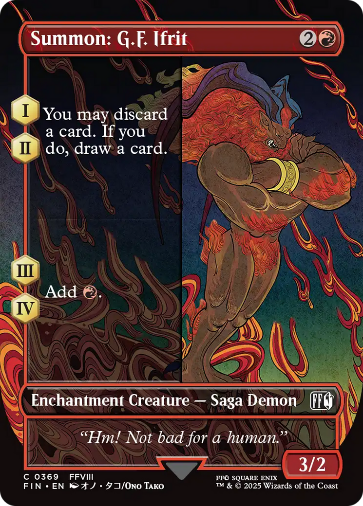 Summon: G.F. Ifrit (Borderless) [FINAL FANTASY] | Good Games Adelaide SA