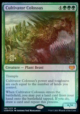 Cultivator Colossus [Innistrad: Crimson Vow Prerelease Promos] | Good Games Adelaide SA