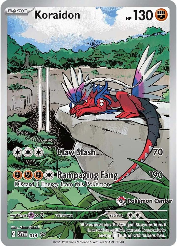 Koraidon Pokemon Center Exclusive 014 (SV: Scarlet & Violet Promo Cards)  - Holofoil | Good Games Adelaide SA