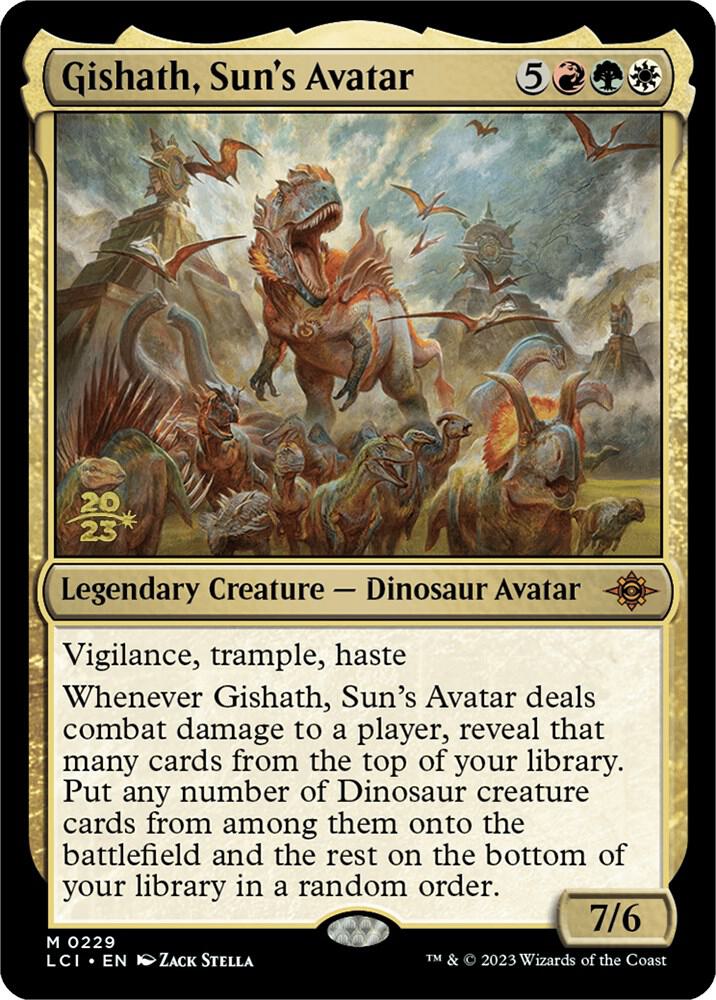 Gishath Suns Avatar LCI 229 (Prerelease Cards)  - Foil | Good Games Adelaide SA