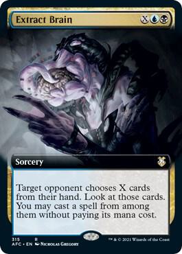 Extract Brain Extended Art 315 (Commander: Adventures in the Forgotten Realms)  | Good Games Adelaide SA