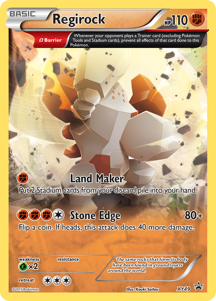 Regirock (XY49) [XY: Black Star Promos] | Good Games Adelaide SA