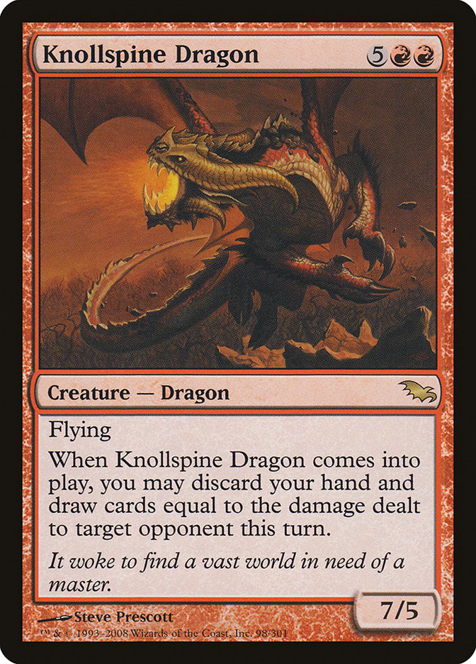 Knollspine Dragon [Shadowmoor] | Good Games Adelaide SA