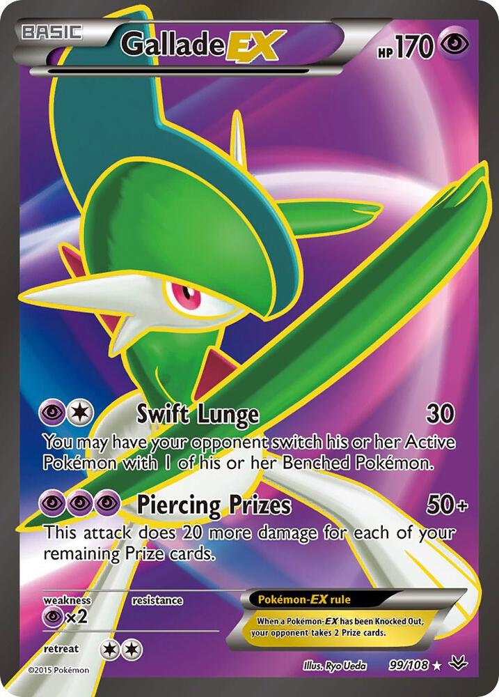 Gallade EX Full Art 99/108 (XY - Roaring Skies)  - Holofoil | Good Games Adelaide SA