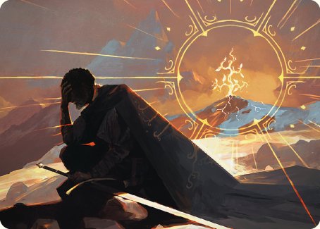 Aragorn, the Uniter Art Card [The Lord of the Rings: Tales of Middle-earth Art Series] | Good Games Adelaide SA
